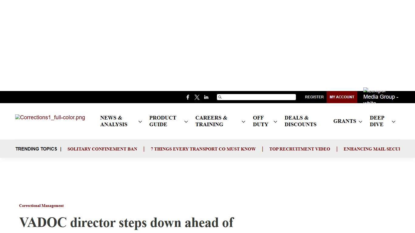 Virginia prison director Chad Dotson steps down after two years